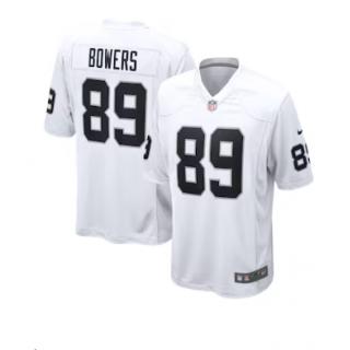 Brock Bowers, Las Vegas Raiders Nike Game Jersey - White